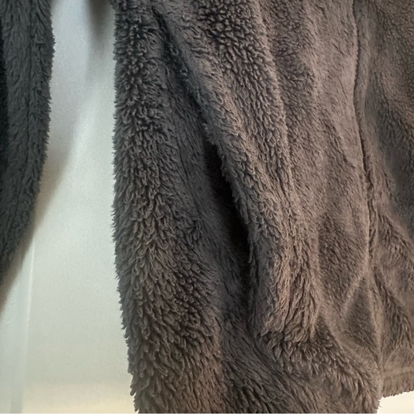 The North Face Girls Gray Fleece Full Zip Jacket Size M (10) - Picture 5 of 13